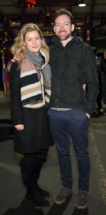 Rosalie Heikens and David O'Keeffe at the opening ceremony of Dublin Chinese New Year Festival 2020 which runs from 24th January - 10th February and celebrates the Year of the Rat. 
Pic: Brian McEvoy Photography
