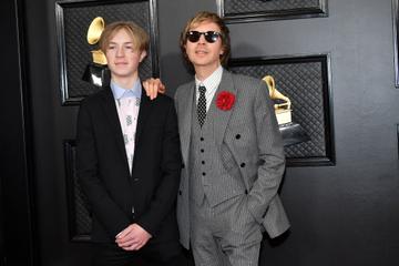 Cosimo Henri (L) and Beck attend the 62nd Annual GRAMMY Awards at Staples Center on January 26, 2020 in Los Angeles, California. (Photo by Amy Sussman/Getty Images)