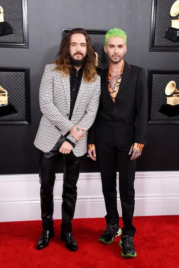 (L-R) Tom Kaulitz and Bill Kaulitz attend the 62nd Annual GRAMMY Awards at Staples Center on January 26, 2020 in Los Angeles, California. (Photo by Steve Granitz/WireImage)