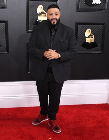 DJ Khaled arrives at the 62nd Annual GRAMMY Awards at Staples Center on January 26, 2020 in Los Angeles, California. (Photo by Steve Granitz/WireImage)