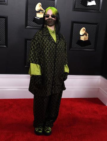 Billie Eilish arrives at the 62nd Annual GRAMMY Awards at Staples Center on January 26, 2020 in Los Angeles, California. (Photo by Steve Granitz/WireImage)