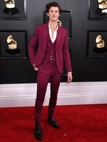 Shawn Mendes arrives at the 62nd Annual GRAMMY Awards at Staples Center on January 26, 2020 in Los Angeles, California. (Photo by Steve Granitz/WireImage)