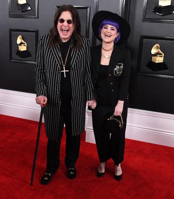 Ozzy Osbourne and Kelly Osbourne arrives at the 62nd Annual GRAMMY Awards at Staples Center on January 26, 2020 in Los Angeles, California. (Photo by Steve Granitz/WireImage)
