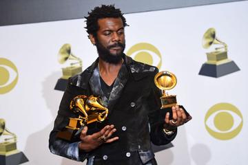 US musician Gary Clark Jr. poses in the press room for Best Rock Song, Best Rock Performance and Best Contemporary Blues Album during the 62nd Annual Grammy Awards on January 26, 2020, in Los Angeles. (Photo by FREDERIC J. BROWN / AFP) (Photo by FREDERIC J. BROWN/AFP via Getty Images)
