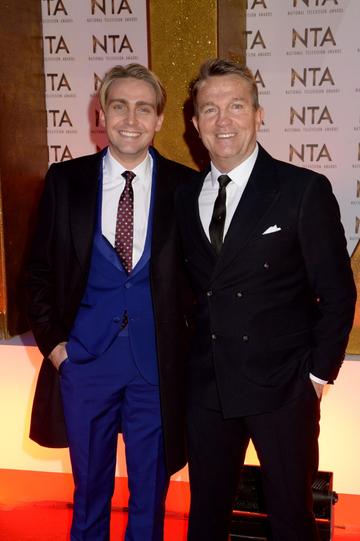 Bradley Walsh and Barney Walsh pictured at the National Television Awards 2020 at The O2 Arena on January 28, 2020 in London, England. (Photo by Dave J Hogan/Getty Images)