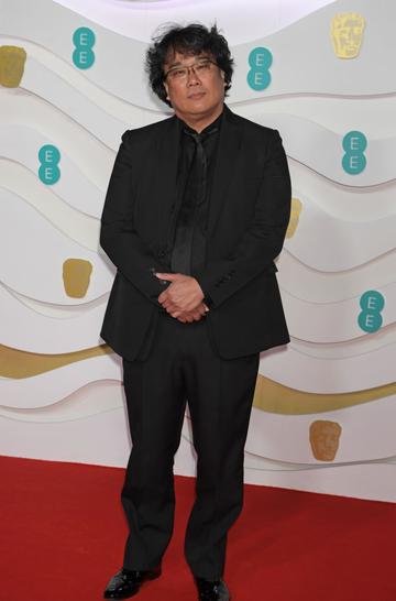 Bong Joon-ho arrives at the EE British Academy Film Awards 2020 at Royal Albert Hall on February 2, 2020 in London, England. (Photo by David M. Benett/Dave Benett/Getty Images)