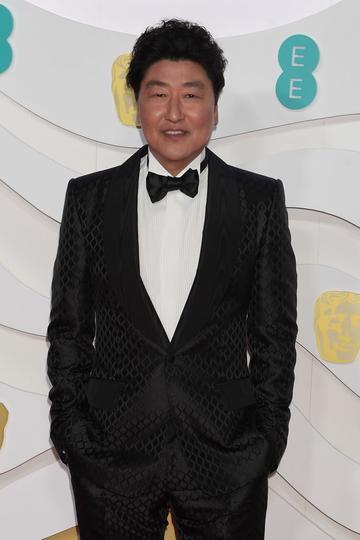 Song Kang-Ho arrives at the EE British Academy Film Awards 2020 at Royal Albert Hall on February 2, 2020 in London, England. (Photo by David M. Benett/Dave Benett/Getty Images)