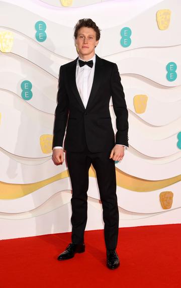 George MacKay attends the EE British Academy Film Awards 2020 at Royal Albert Hall on February 02, 2020 in London, England. (Photo by Dave J Hogan/Getty Images)