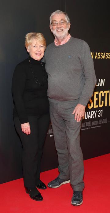 Anne McKay and Noel McKay pictured at the special preview screening of The Rhythm Section at the Light House Cinema, Dublin.
Pic: Brian McEvoy Photography
