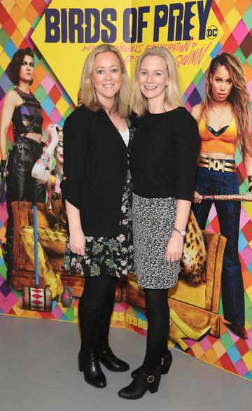 Amy Cosgrave abd Grainne O Callaghan at the special preview screening of Birds of Prey at the Lighthouse Cinema, Dublin.
Pic: Brian McEvoy
