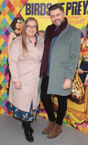 Vanessa Butler and James Butler at the special preview screening of Birds of Prey at the Lighthouse Cinema, Dublin.
Pic: Brian McEvoy
