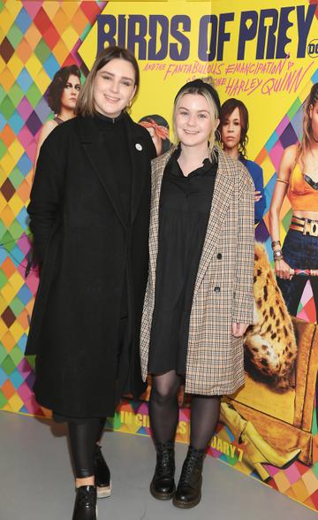 Hannah Hillyer and Anne Marie Kelly at the special preview screening of Birds of Prey at the Lighthouse Cinema, Dublin.
Pic: Brian McEvoy
