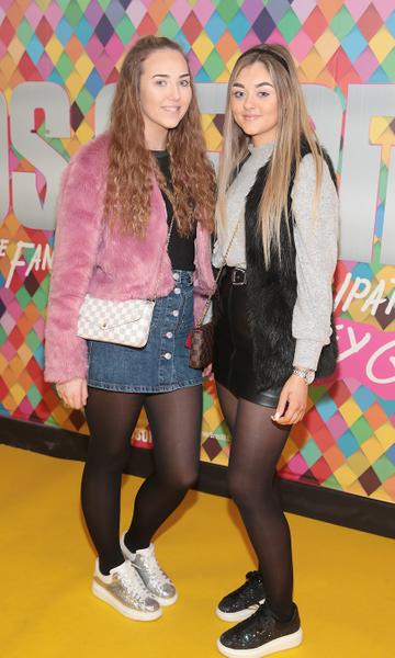 Katie  Smith and Aoife Gleeson at the Irish Premiere screening of Birds of Prey at Cineworld, Dublin.
Pic: Brian McEvoy
