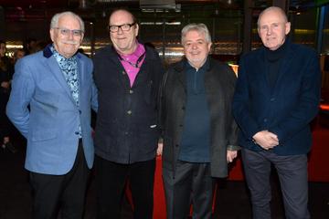 Robert Ballagh, Paul McGuinness, Bill Whelan and John Hughes at the album launch of Riverdance  - 25th anniversary show at the 3Arena in Dublin.
Photo: Justin Farrelly.