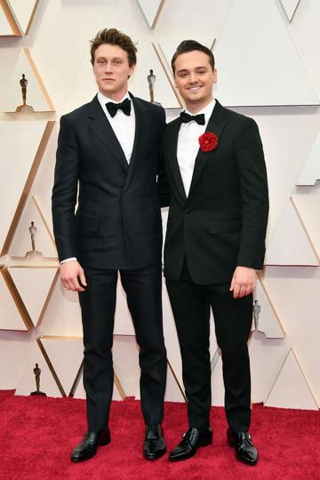 George MacKay and Dean-Charles Chapman attend the 92nd Annual Academy Awards at Hollywood and Highland on February 09, 2020 in Hollywood, California. (Photo by Amy Sussman/Getty Images)