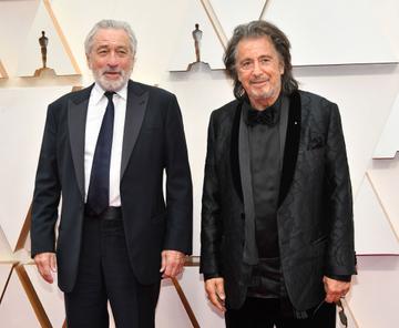 Robert De Niro and Al Pacino attend the 92nd Annual Academy Awards at Hollywood and Highland on February 09, 2020 in Hollywood, California. (Photo by Amy Sussman/Getty Images)
