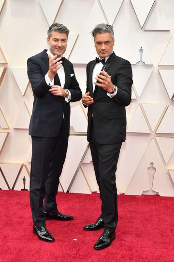 Producer Carthew Neal and filmmaker Taika Waititi attend the 92nd Annual Academy Awards at Hollywood and Highland on February 09, 2020 in Hollywood, California. (Photo by Amy Sussman/Getty Images)