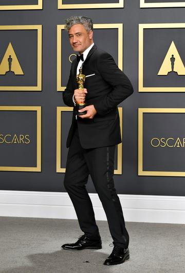 Director Taika Waititi, winner of the Adapted Screenplay award for “Jojo Rabbit,” poses in the press room during the 92nd Annual Academy Awards at Hollywood and Highland on February 09, 2020 in Hollywood, California. (Photo by Amy Sussman/Getty Images)