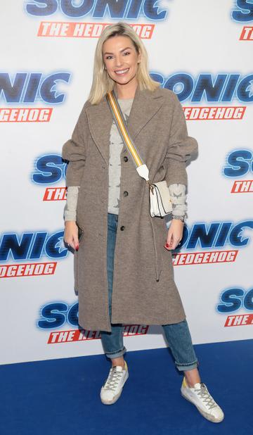 Pippa O Connor at the special preview screening of Sonic the Hedgehog Movie at the Odeon Cinema in Point Square, Dublin.
Pic: Brian McEvoy
