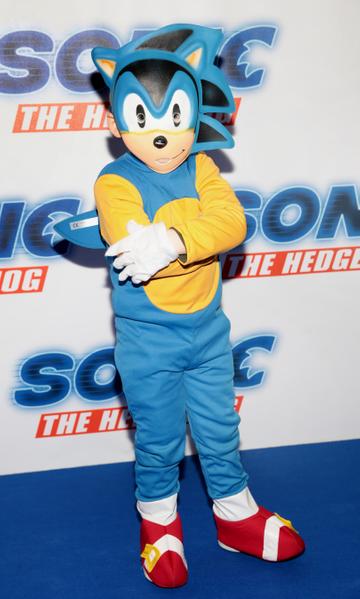 Cameron O Connell at the special preview screening of Sonic the Hedgehog Movie at the Odeon Cinema in Point Square, Dublin.
Pic: Brian McEvoy
