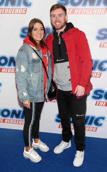 Danielle Sleater and Stephen Tuohy at the special preview screening of Sonic the Hedgehog Movie at the Odeon Cinema in Point Square, Dublin.
Pic: Brian McEvoy
