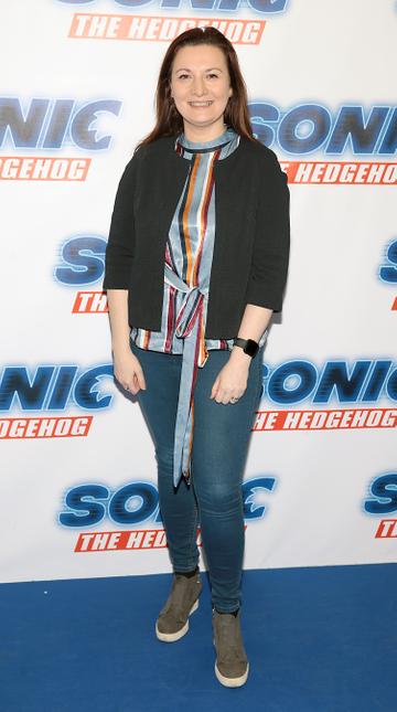 Michelle Cantwell at the special preview screening of Sonic the Hedgehog Movie at the Odeon Cinema in Point Square, Dublin.
Pic: Brian McEvoy
