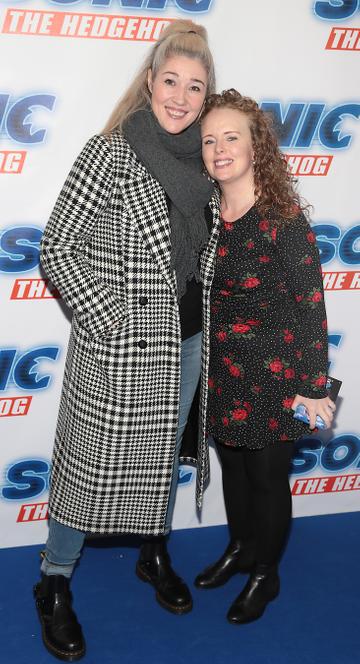 Jackie Fay and Berndaette O'Halloran at the special preview screening of Sonic the Hedgehog Movie at the Odeon Cinema in Point Square, Dublin.
Pic: Brian McEvoy
