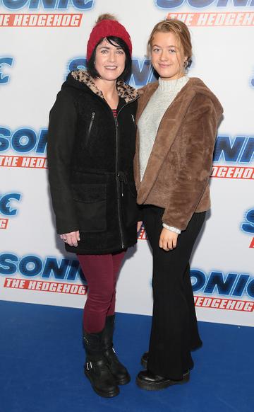 Laura Wall and Treasa Wall at the special preview screening of Sonic the Hedgehog Movie at the Odeon Cinema in Point Square, Dublin.
Pic: Brian McEvoy

