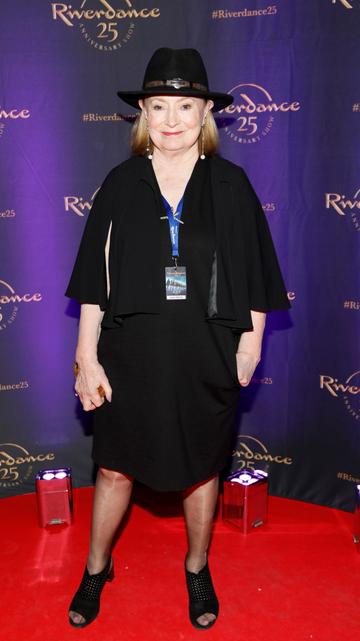 Joan Bergin at the historic gala performance of Riverdance 25th Anniversary show at 3Arena Dublin exactly 25 years to the day that Riverdance was first performed at the Point Depot. 
Photo: Kieran Harnett
