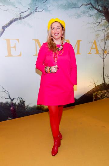 Sally Cinnamon pictured at a special preview screening of EMMA, a delicious new adaption of Jane Austen’s beloved comedy, at Light House Cinema, Dublin.  
Picture Andres Poveda
