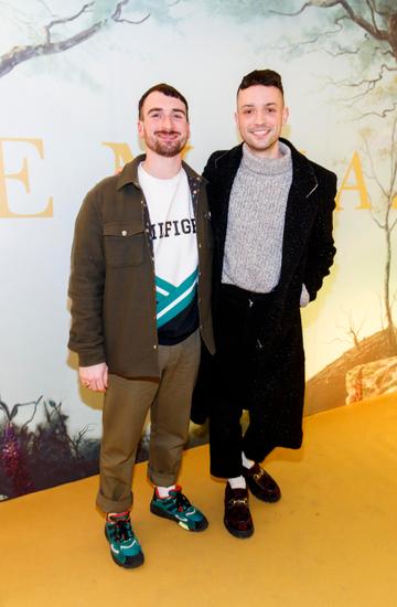William Murray and James Kavanagh pictured at a special preview screening of EMMA, a delicious new adaptation of Jane Austen’s beloved comedy, at Light House Cinema, Dublin
Picture Andres Poveda
