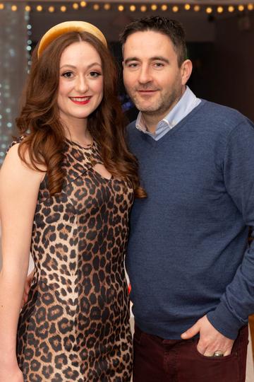 Mairín De Buitléir and Pól O'Griofa pictured at the Valentine’s Day Wrap Party of the soap opera Ros na Rún in Park Lodge Hotel, Spiddal. 
Photo: Martina Regan.
