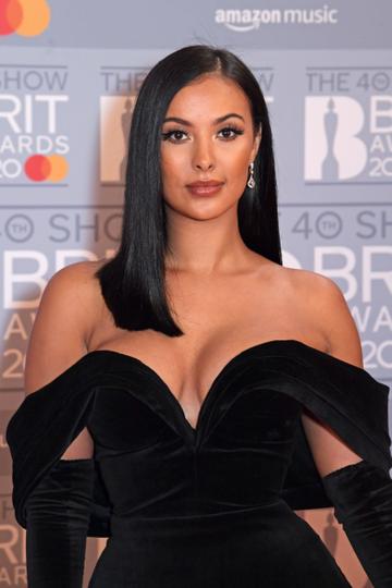 Maya Jama attends The BRIT Awards 2020 at The O2 Arena on February 18, 2020 in London, England.  (Photo by David M. Benett/Dave Benett/Getty Images)