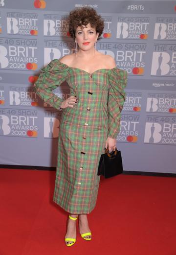 Annie Mac attends The BRIT Awards 2020 at The O2 Arena on February 18, 2020 in London, England.  (Photo by David M. Benett/Dave Benett/Getty Images)