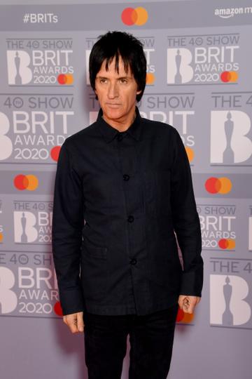 Johnny Marr attends The BRIT Awards 2020 at The O2 Arena on February 18, 2020 in London, England. (Photo by Dave J Hogan/Getty Images)