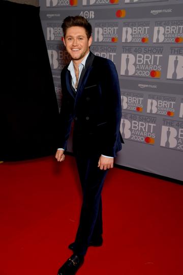 Niall Horan attends The BRIT Awards 2020 at The O2 Arena on February 18, 2020 in London, England. (Photo by Dave J Hogan/Getty Images)