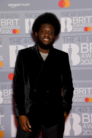 Michael Kiwanuka attends The BRIT Awards 2020 at The O2 Arena on February 18, 2020 in London, England. (Photo by Dave J Hogan/Getty Images)