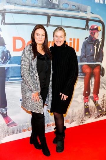 Ciara McCahey and Caitriona O'Connor pictured at a special preview screening of Downhill at the Light House Cinema, Dublin. Picture: Andres Poveda.