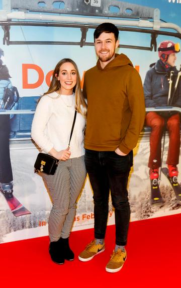Siofra Colleran and  Brian Tighe pictured at a special preview screening of Downhill at the Light House Cinema, Dublin. Picture: Andres Poveda.