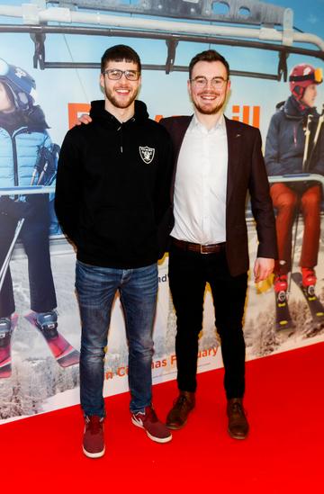 Emmet Doogan and Glen McGroarty pictured at a special preview screening of Downhill at the Light House Cinema, Dublin. Picture: Andres Poveda.
