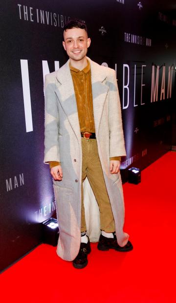 James Kavanagh pictured at a special preview screening of The Invisible Man at Light House Cinema, Dublin. Picture: Andres Poveda