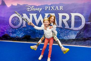 Ava deLoughrey Lusk and Susan Heney (9) from Malahide pictured at the special preview screening of Disney Pixar's Onwards in the Odeon Point Village. 
Picture: Andres Poveda