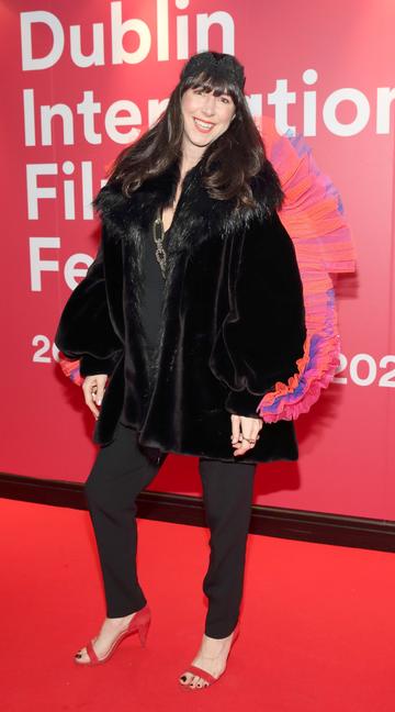 Jane McDaid at the World Premiere of Citizens of Boomtown at the Virgin Media Dublin International Film Festival at Cineworld, Dublin.
Pic: Brian McEvoy Photography.