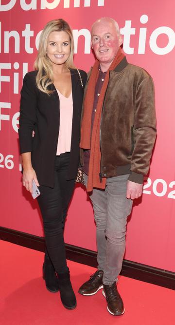 Lynsey Dwyer and Gerry Cannon at the World Premiere of Citizens of Boomtown at the Virgin Media Dublin International Film Festival at Cineworld, Dublin.
Pic: Brian McEvoy Photography.