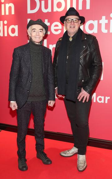 BP Fallon and Pete Casey at the World Premiere of Citizens of Boomtown at the Virgin Media Dublin International Film Festival at Cineworld, Dublin.
Pic: Brian McEvoy Photography.