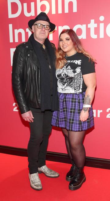 Pete Casey and Aiesha Casey at the World Premiere of Citizens of Boomtown at the Virgin Media Dublin International Film Festival at Cineworld, Dublin.
Pic: Brian McEvoy Photography.