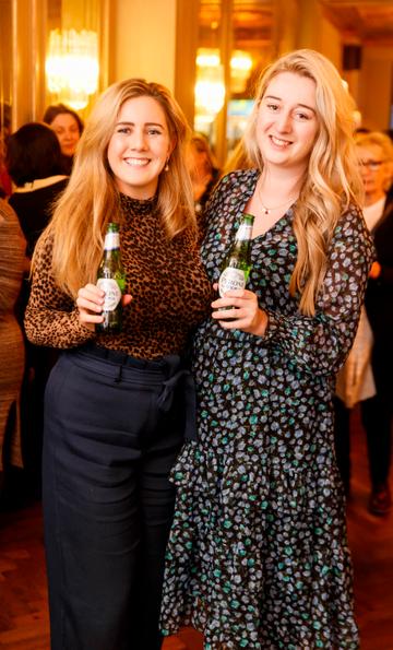 Marie Lynch and Shannon Cleary at the launch of Cinema di Peroni, celebrating Italy in the movies, and the latest addition to its portfolio Peroni Libera 0.0%. Cinema di Peroni Dublin took place at The Stella Cinema in Rathmines, screening the award nominated The Talented Mr. Ripley. Picture: Andres Poveda