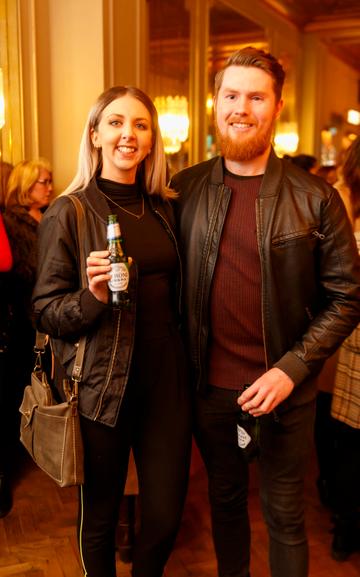 Sonya Beatty and David Cosgrove at the launch of Cinema di Peroni, celebrating Italy in the movies, and the latest addition to its portfolio Peroni Libera 0.0%. Cinema di Peroni Dublin took place at The Stella Cinema in Rathmines, screening the award nominated The Talented Mr. Ripley. Picture: Andres Poveda