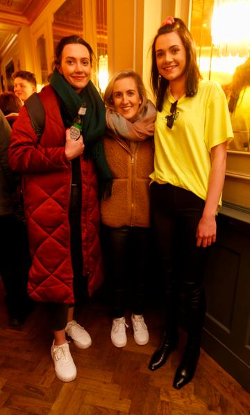 Ellen Flanagan , Emma Richardson and Jean Flanagan at the launch of Cinema di Peroni, celebrating Italy in the movies, and the latest addition to its portfolio Peroni Libera 0.0%. Cinema di Peroni Dublin took place at The Stella Cinema in Rathmines, screening the award nominated The Talented Mr. Ripley. Picture: Andres Poveda