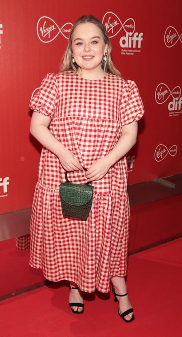 Actress Nicola Coughlan at the Virgin Media Dublin International Film Festival Irish Premiere screening  of Calm With Horses at the Lighthouse Cinema, Dublin.
Picture: Brian McEvoy.
